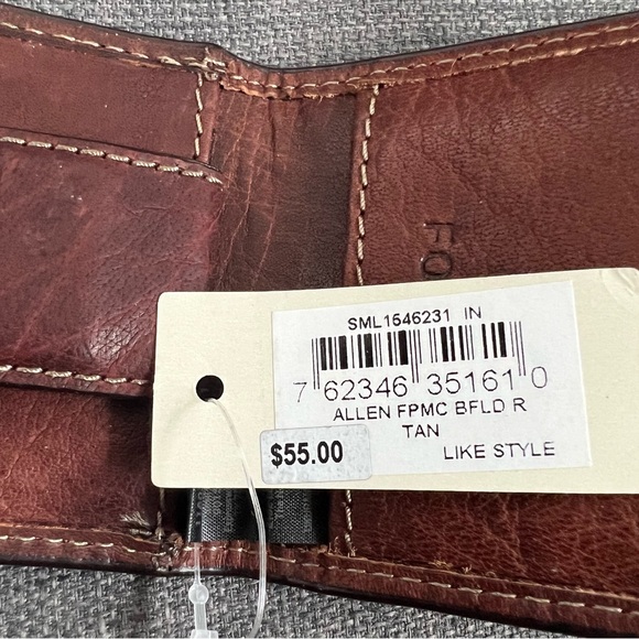 NWT FOSSIL ALLEN RFID BIFOLD MINI WALLET CARD HOLDER - Picture 6 of 6